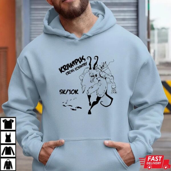 The Krampus Cross Country 5K, 10K, or Naughty Nine Miler Shirt The Krampus Cross Country 5K, 10K, or Naughty Nine Miler Shirt