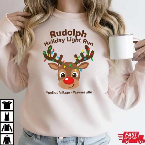 Rudolph Holiday Light Run Shirt