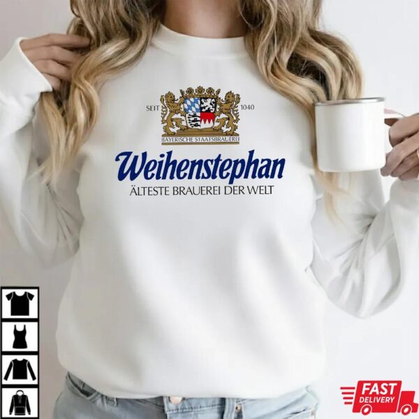 Weihenstephan Cool Coat Of Arms Beer Brewery Logo T-Shirt Weihenstephan Cool Coat Of Arms Beer Brewery Logo T-Shirt