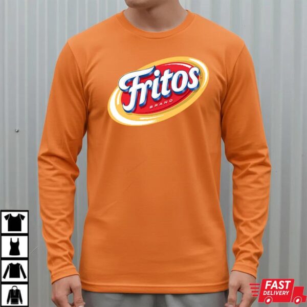 Fritos Popular Snack Food Chips Tortillas Logo T-Shirt Fritos Popular Snack Food Chips Tortillas Logo T-Shirt