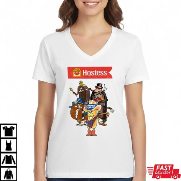 Retro Hostess Treats Characters Snack Lovers T-Shirt Retro Hostess Treats Characters Snack Lovers T-Shirt