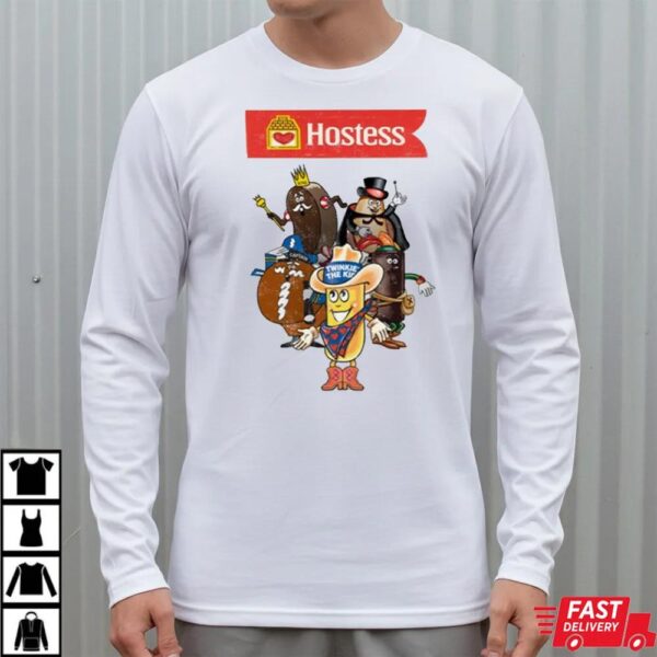 Retro Hostess Treats Characters Snack Lovers T-Shirt Retro Hostess Treats Characters Snack Lovers T-Shirt