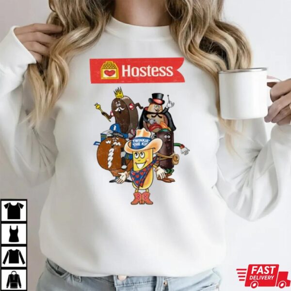 Retro Hostess Treats Characters Snack Lovers T-Shirt Retro Hostess Treats Characters Snack Lovers T-Shirt
