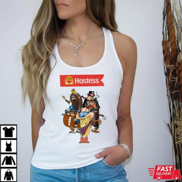 Retro Hostess Treats Characters Snack Lovers T-Shirt Retro Hostess Treats Characters Snack Lovers T-Shirt