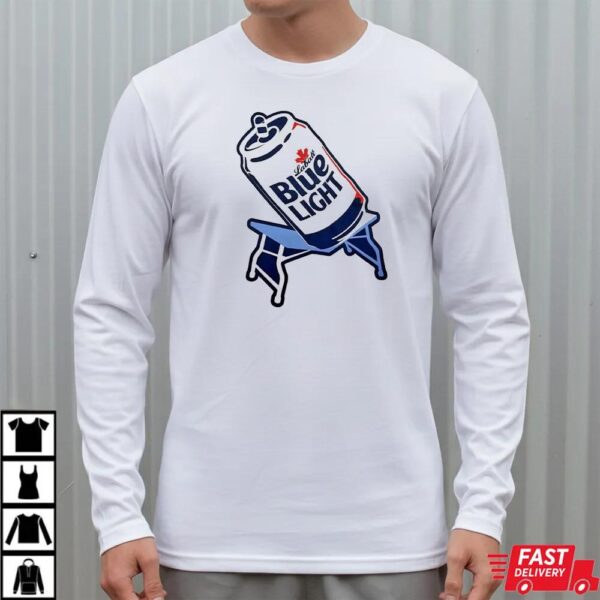 Labatt Blue Light Buffalo Bills Backer Mafia Break Table Beer Shirt