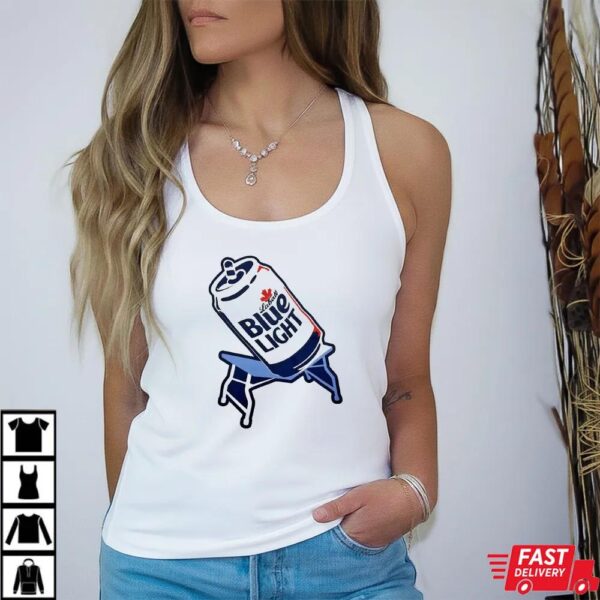 Labatt Blue Light Buffalo Bills Backer Mafia Break Table Beer Shirt
