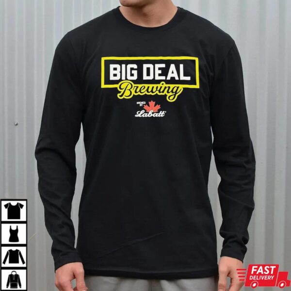 Barstool Sports Spittin Chiclets Big Deal Brewing By Labatt Shirt