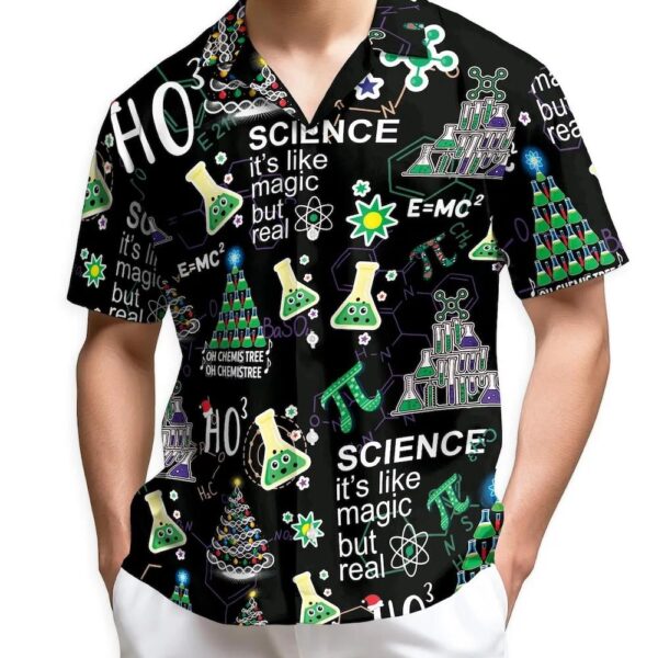 Science Chemistry Christmas Teachers Hawaiian Shirt