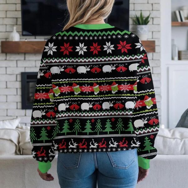 Funny Grinch My Day Christmas Ugly Sweater