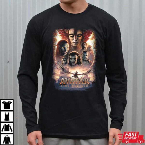 Avatar Movie Fire And Ash Colors Shirt