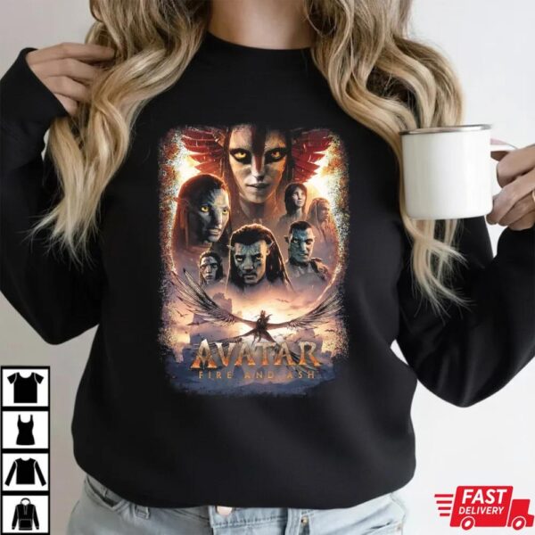 Avatar Movie Fire And Ash Colors Shirt
