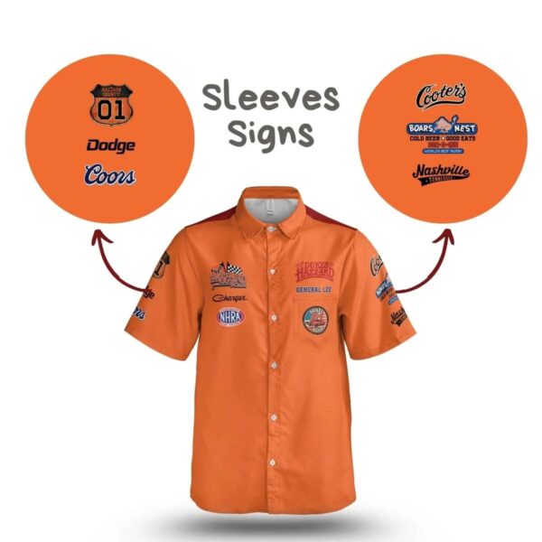 Dukes of Hazzard Custom Printed Hawaiian Shirt
