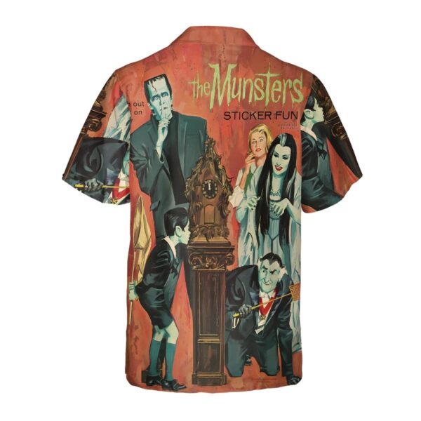 Halloween The Munsters Frankenstein Cartoon Hawaiian Shirt