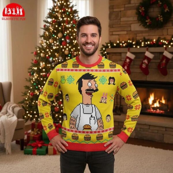 Bob’s Burgers Ugly Christmas Ugly Sweater Bob’s Burgers Ugly Christmas Ugly Sweater