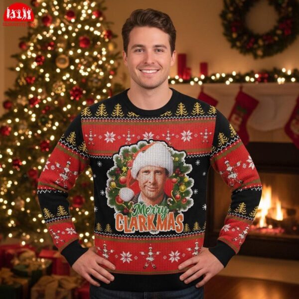 Clark Griswold National Lampoon’s Christmas Vacation Ugly Christmas Sweater Clark Griswold National Lampoon’s Christmas Vacation Ugly Christmas Sweater