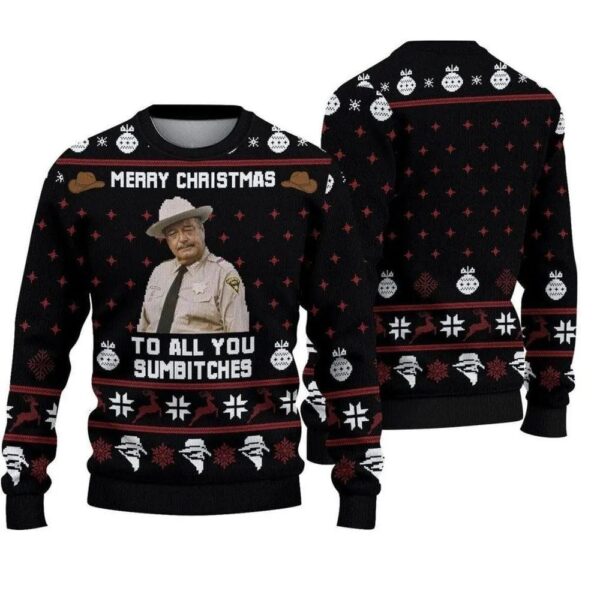 Smokey And The Bandit Merry Christmas To All You Sumbitches Ugly Christmas