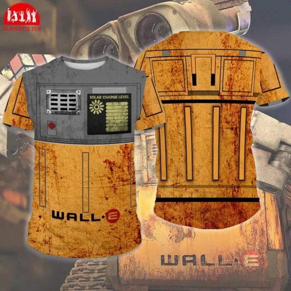 Wall-E Fictional Galaxy Robot 3D Full Over Print Hoodie
