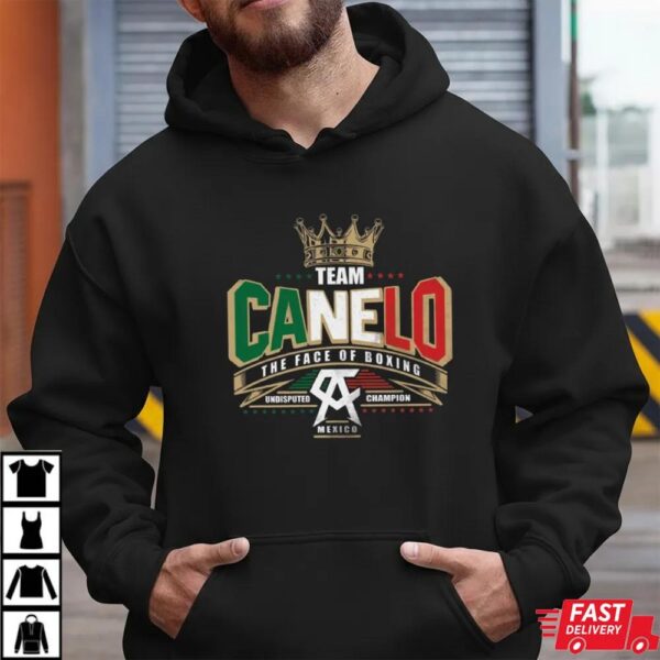 Team Canelo Alvarez Tee Mexico Champion Boxing T-Shirt Team Canelo Alvarez Tee Mexico Champion Boxing T-Shirt