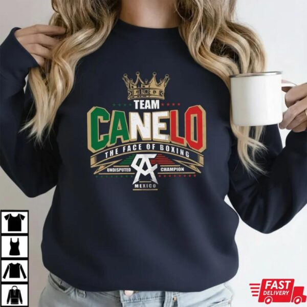 Team Canelo Alvarez Tee Mexico Champion Boxing T-Shirt Team Canelo Alvarez Tee Mexico Champion Boxing T-Shirt