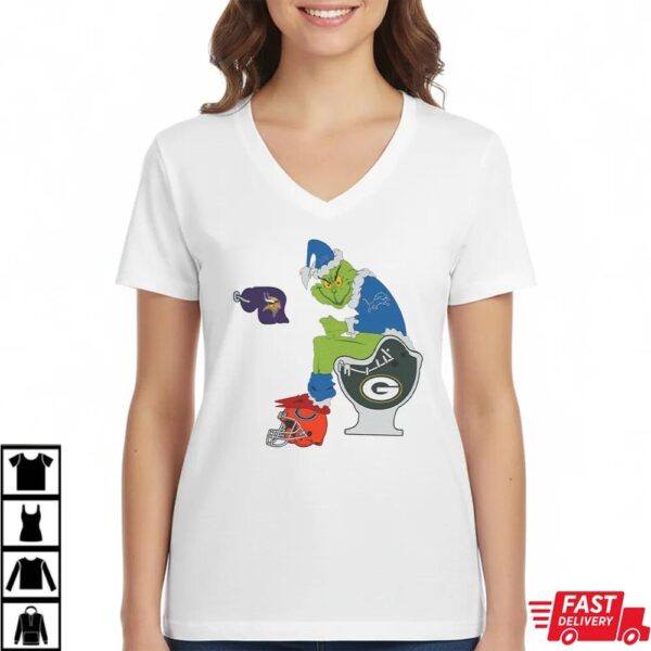 Funny Detroit Lions Grinch Christmas Football Rivalry Shirt Funny Detroit Lions Grinch Christmas Football Rivalry Shirt