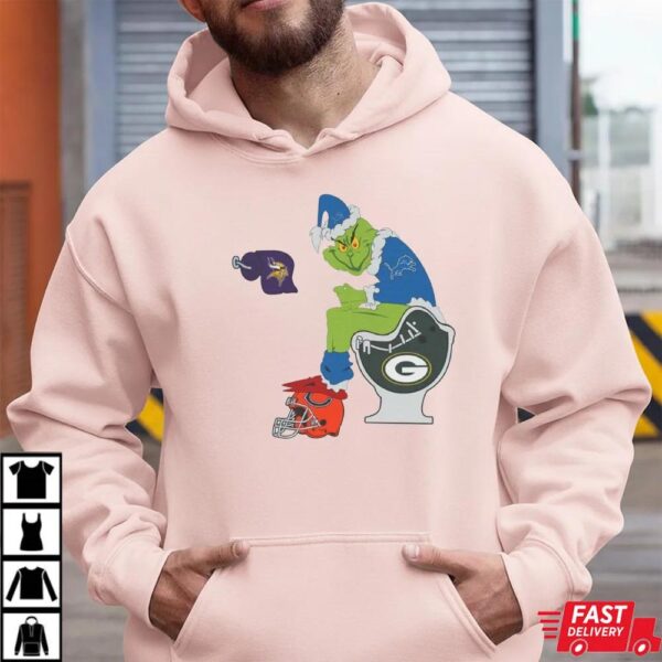 Funny Detroit Lions Grinch Christmas Football Rivalry Shirt Funny Detroit Lions Grinch Christmas Football Rivalry Shirt