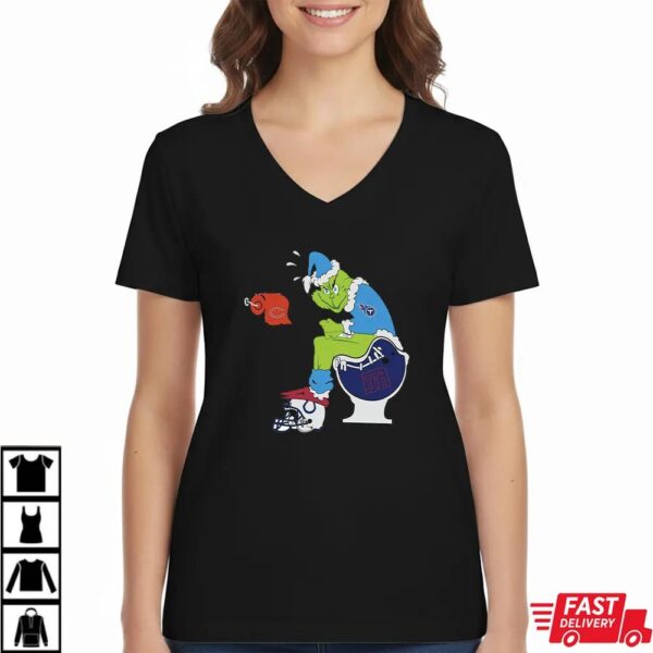 Funny NFL Tennessee Titans Grinch Christmas Football Rivalry Shirt