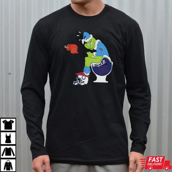 Funny NFL Tennessee Titans Grinch Christmas Football Rivalry Shirt