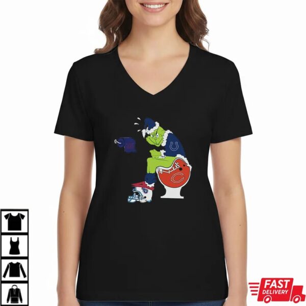 Funny NFL Philadelphia Eagles Grinch Christmas Football Rivalry Shirt