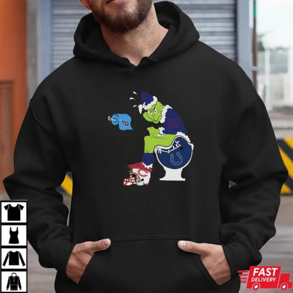 Funny NFL New York Giants Grinch Christmas Football Rivalry Shirt Funny NFL New York Giants Grinch Christmas Football Rivalry Shirt