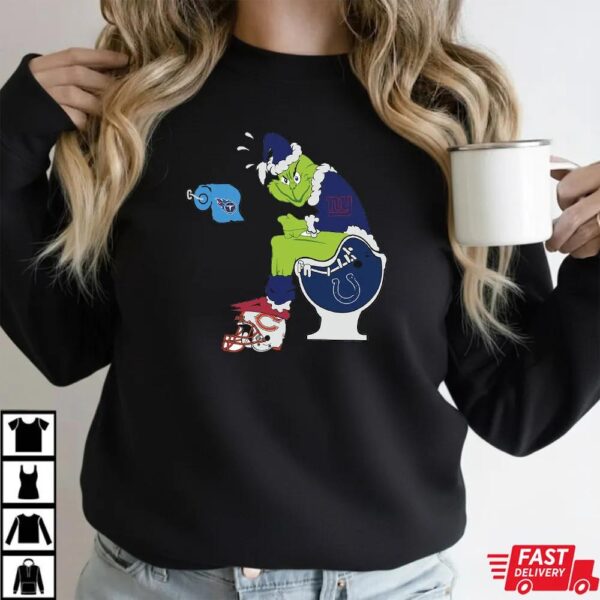 Funny NFL New York Giants Grinch Christmas Football Rivalry Shirt Funny NFL New York Giants Grinch Christmas Football Rivalry Shirt