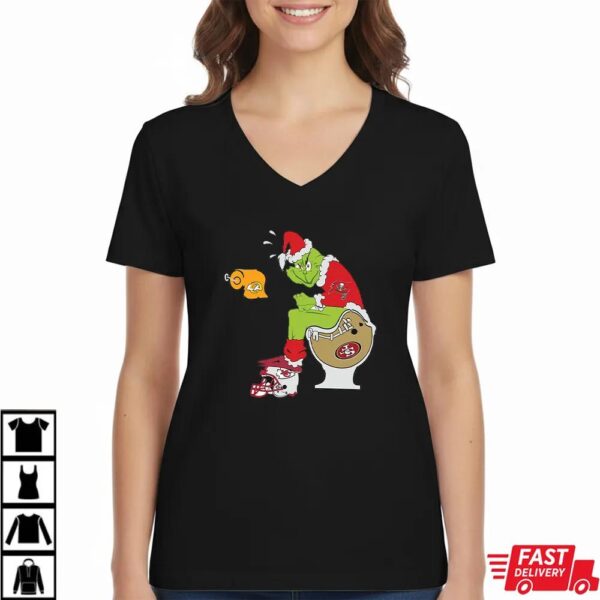 Funny NFL Tampa Bay Buccaneers Grinch Christmas Football Rivalry Shirt Funny NFL Tampa Bay Buccaneers Grinch Christmas Football Rivalry Shirt