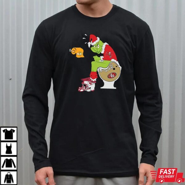 Funny NFL Tampa Bay Buccaneers Grinch Christmas Football Rivalry Shirt Funny NFL Tampa Bay Buccaneers Grinch Christmas Football Rivalry Shirt