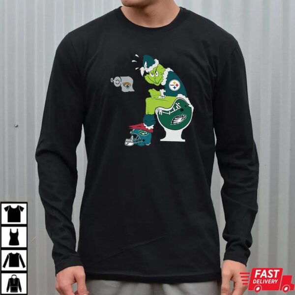 Funny NFL Pittsburgh Steelers Grinch Christmas Football Rivalry Shirt Funny NFL Pittsburgh Steelers Grinch Christmas Football Rivalry Shirt