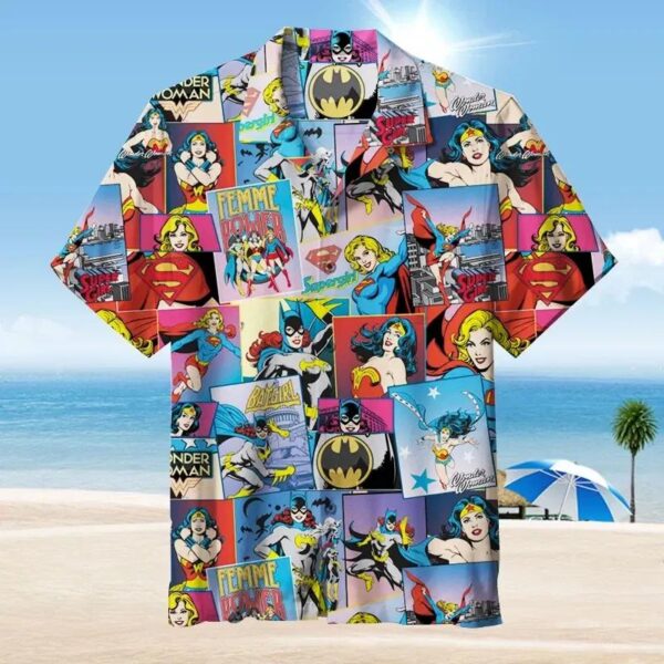 Awesome Wonder Woman Femme Power Superwomen Comic Hawaii Shirt