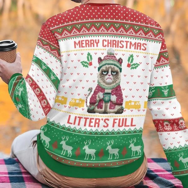 Litters Full Cat Ugly Christmas Sweater Litters Full Cat Ugly Christmas Sweater