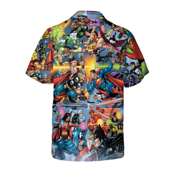 Marvell vs DC Fighting Hawaiian Shirt Vintage Hawaiian Shirt Marvell vs DC Fighting Hawaiian Shirt Vintage Hawaiian Shirt
