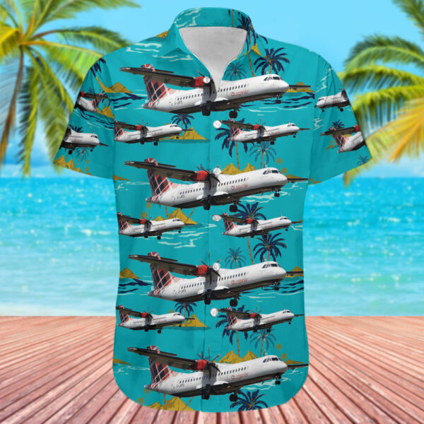 ATR 72-600 Loganair Airline Hawaiian Shirt