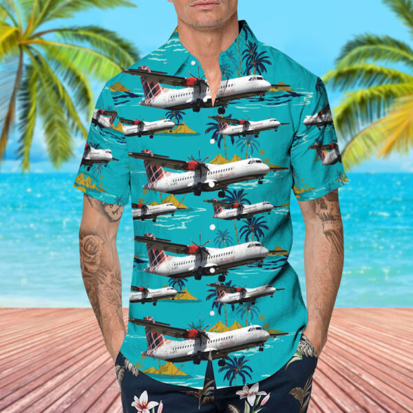 ATR 72-600 Loganair Airline Hawaiian Shirt