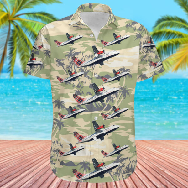 ATR 42-500 Loganair Airline Hawaiian Shirt
