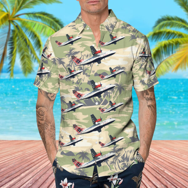 ATR 42-500 Loganair Airline Hawaiian Shirt