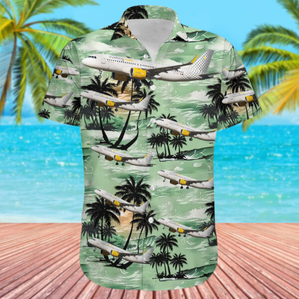 Airbus A320-271N Vueling Airline Hawaiian Shirt Airbus A320-271N Vueling Airline Hawaiian Shirt