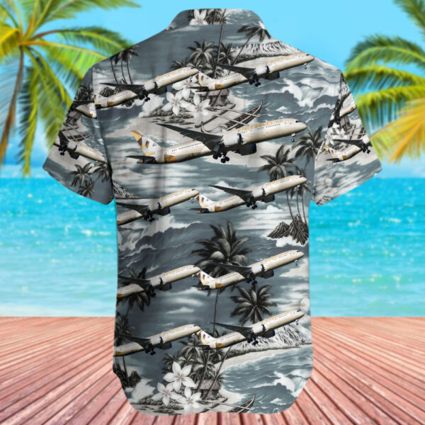 Boeing 787-9 Dreamliner Etihad Airways Hawaiian Shirt Boeing 787-9 Dreamliner Etihad Airways Hawaiian Shirt