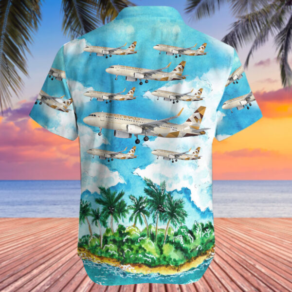 Airbus A320-232 Etihad Airways Hawaiian Shirt