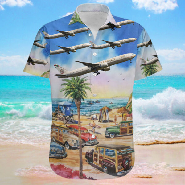 Boeing 777-3FXER Etihad Airways Hawaiian Shirt