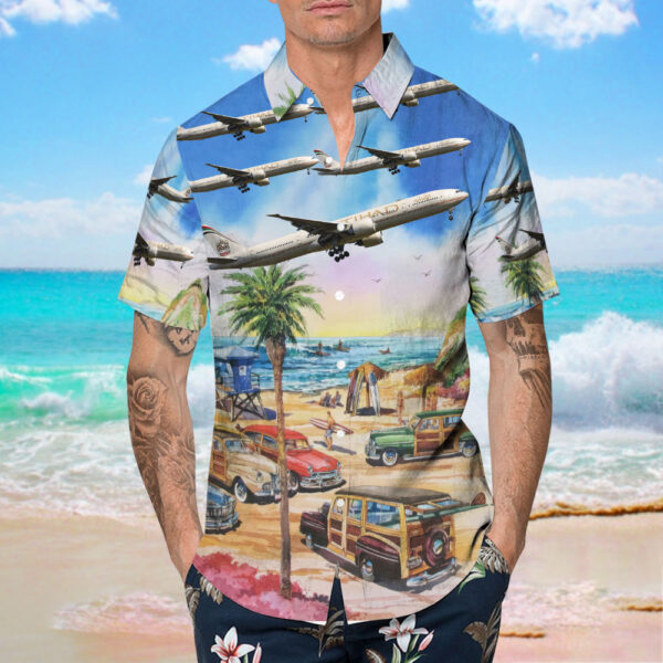 Boeing 777-3FXER Etihad Airways Hawaiian Shirt