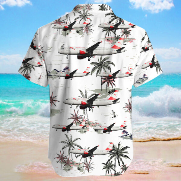 Airbus A320-216 Austrian Airlines Hawaiian Shirt Airbus A320-216 Austrian Airlines Hawaiian Shirt