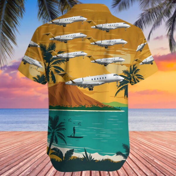 Bombardier BD-100-1A10 Challenger 350 DC Aviation Hawaiian Shirt Bombardier BD-100-1A10 Challenger 350 DC Aviation Hawaiian Shirt