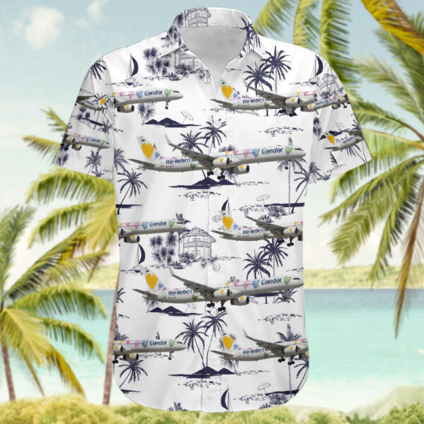 Boeing 757-330 Condor Airline Hawaiian Shirt Boeing 757-330 Condor Airline Hawaiian Shirt