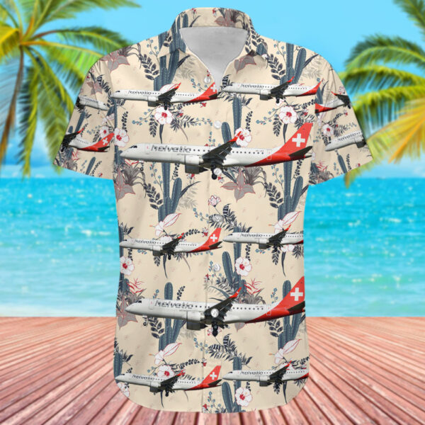 Embraer ERJ-190-100LR Helvetic Airways Hawaiian Shirt