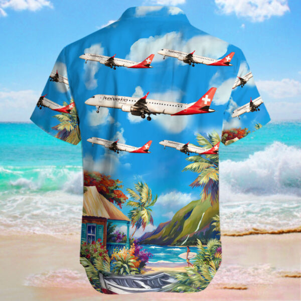 Embraer ERJ-190-200IGW Helvetic Airways Hawaiian Shirt